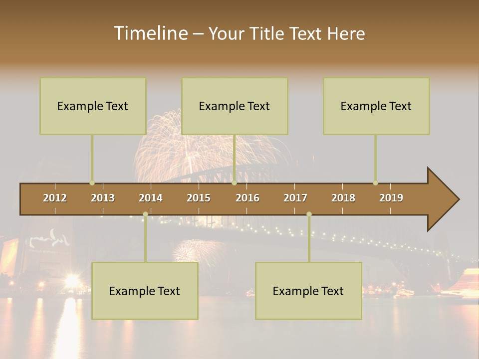 Viaduct Railway Opera PowerPoint Template