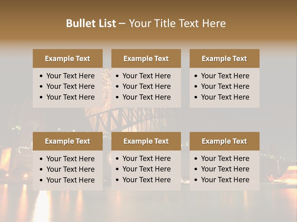Viaduct Railway Opera PowerPoint Template