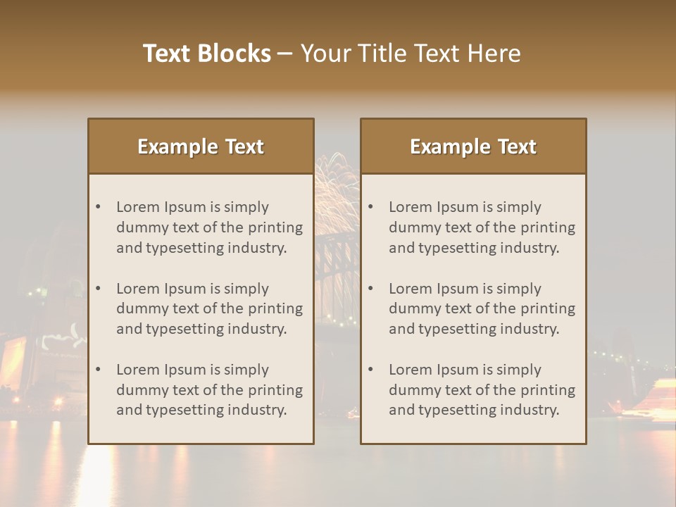Viaduct Railway Opera PowerPoint Template