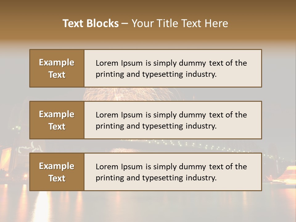 Viaduct Railway Opera PowerPoint Template