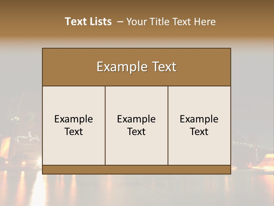 Viaduct Railway Opera PowerPoint Template