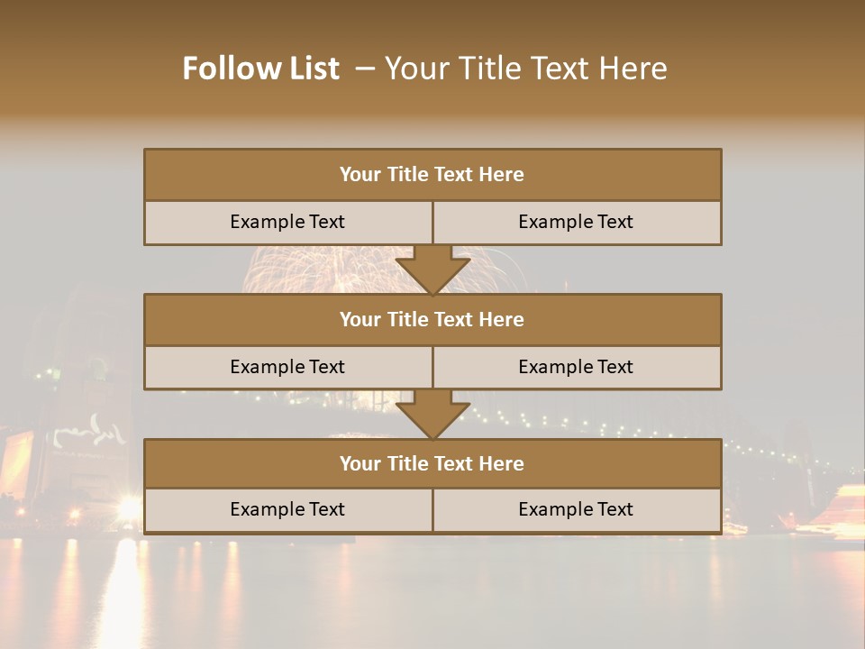 Viaduct Railway Opera PowerPoint Template
