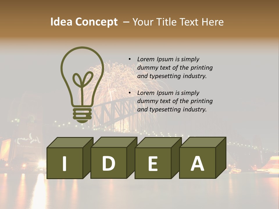 Viaduct Railway Opera PowerPoint Template