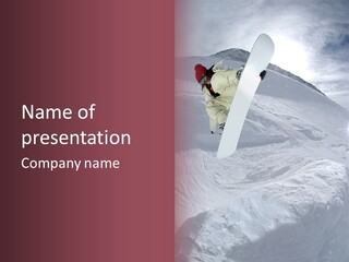 Extreme Athlete Adventurous PowerPoint Template