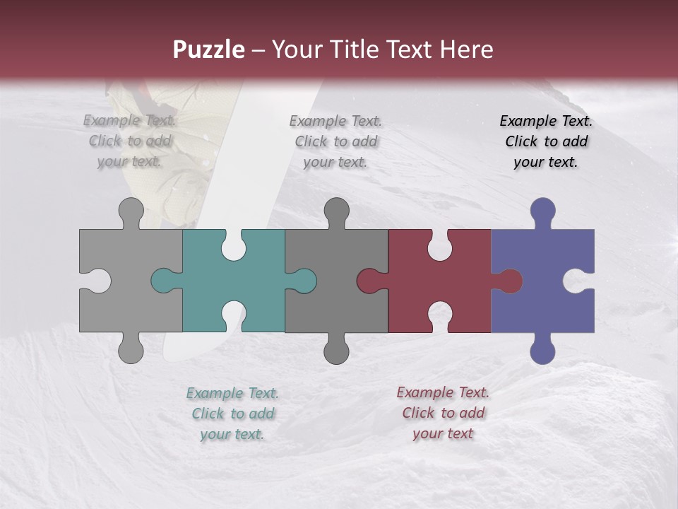 Extreme Athlete Adventurous PowerPoint Template