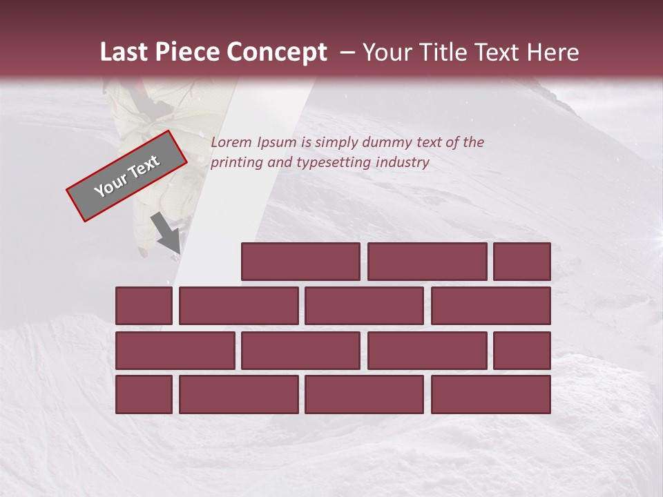 Extreme Athlete Adventurous PowerPoint Template