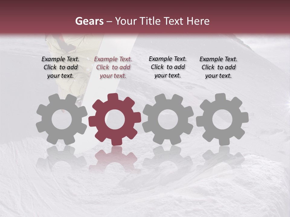 Extreme Athlete Adventurous PowerPoint Template