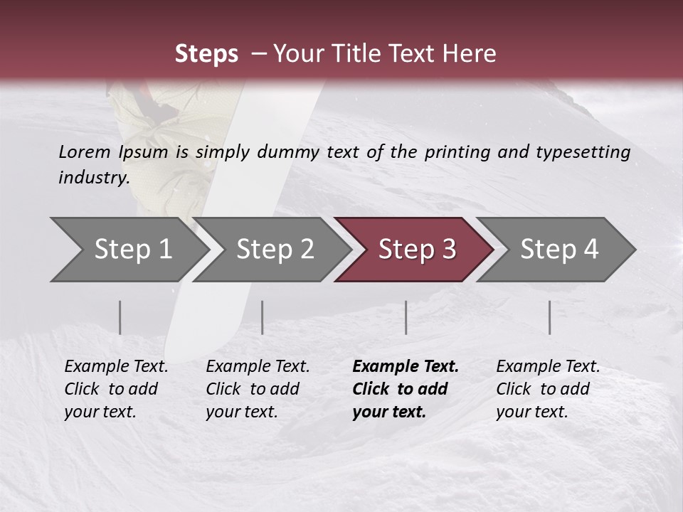 Extreme Athlete Adventurous PowerPoint Template