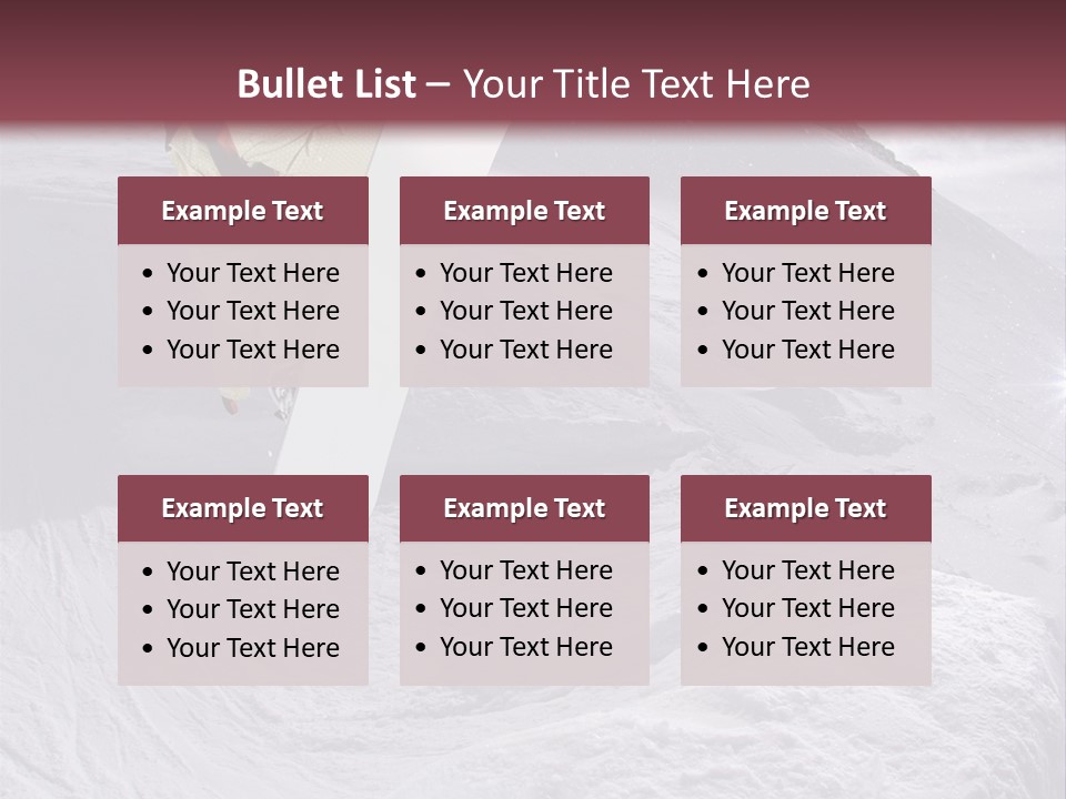 Extreme Athlete Adventurous PowerPoint Template