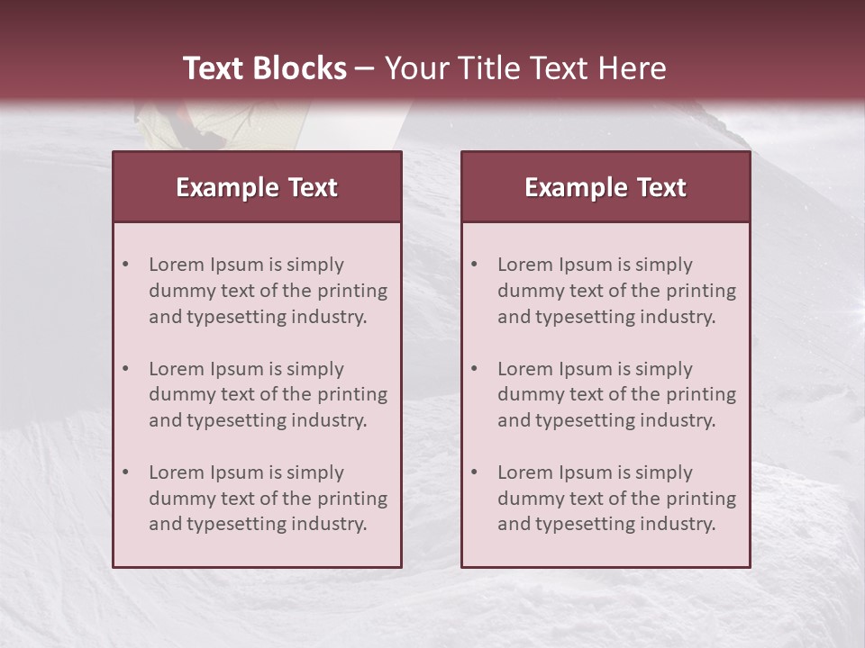 Extreme Athlete Adventurous PowerPoint Template