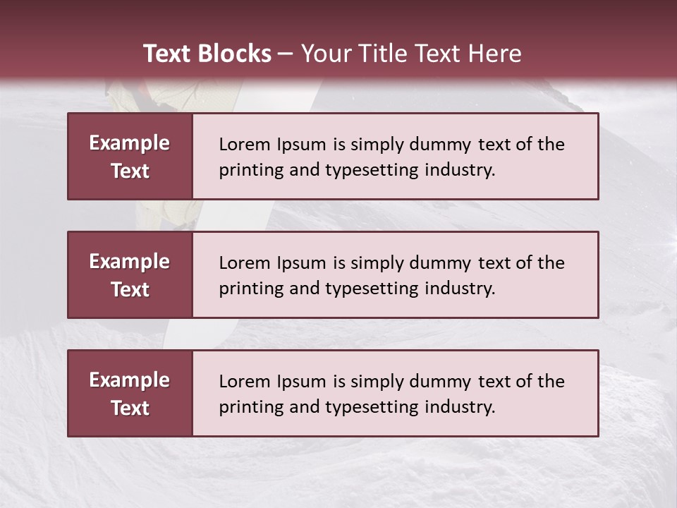 Extreme Athlete Adventurous PowerPoint Template