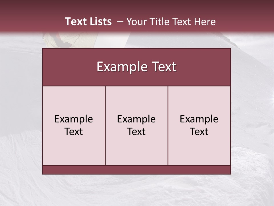 Extreme Athlete Adventurous PowerPoint Template