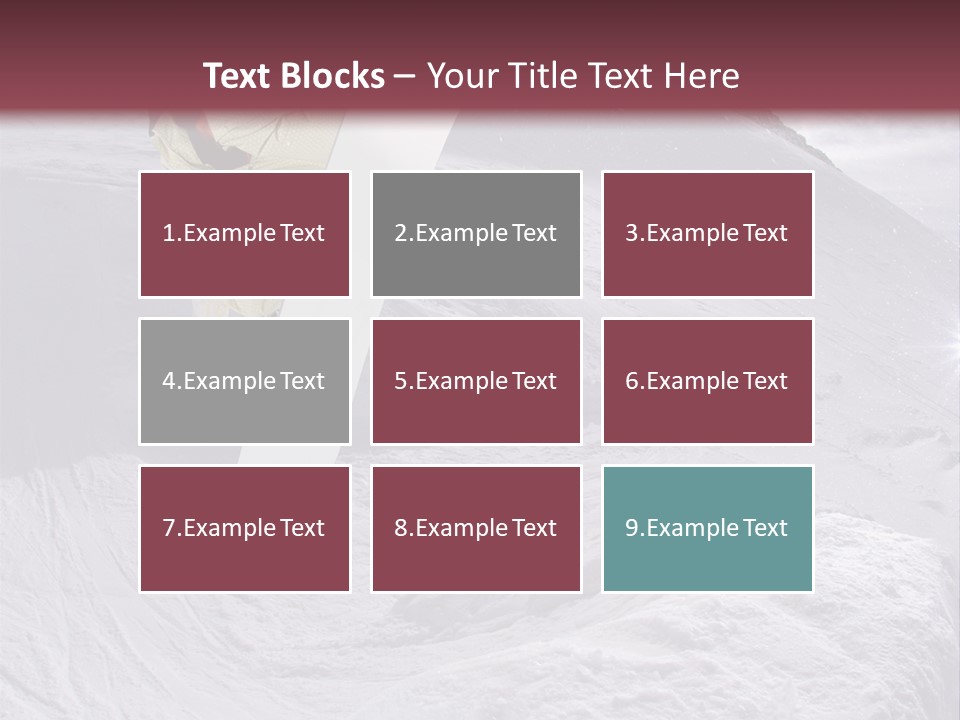 Extreme Athlete Adventurous PowerPoint Template