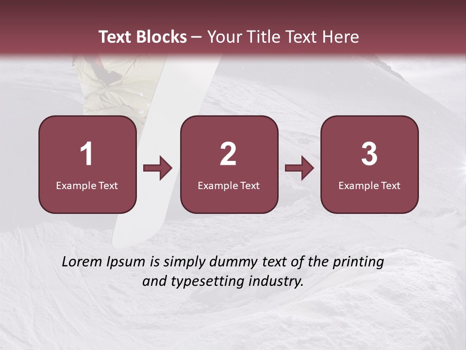 Extreme Athlete Adventurous PowerPoint Template