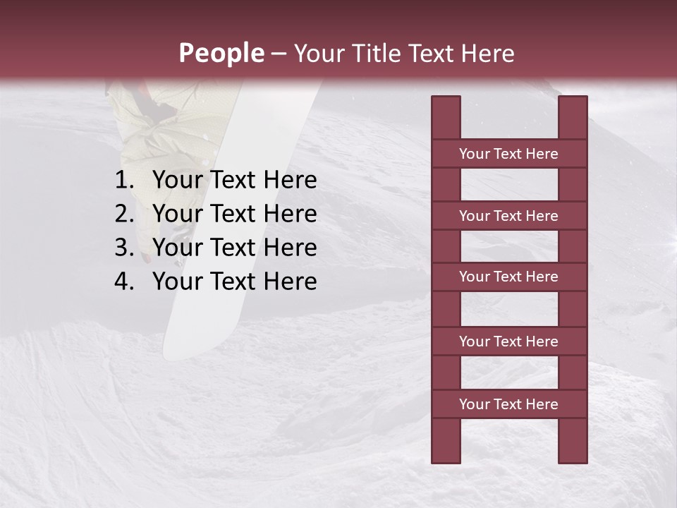 Extreme Athlete Adventurous PowerPoint Template