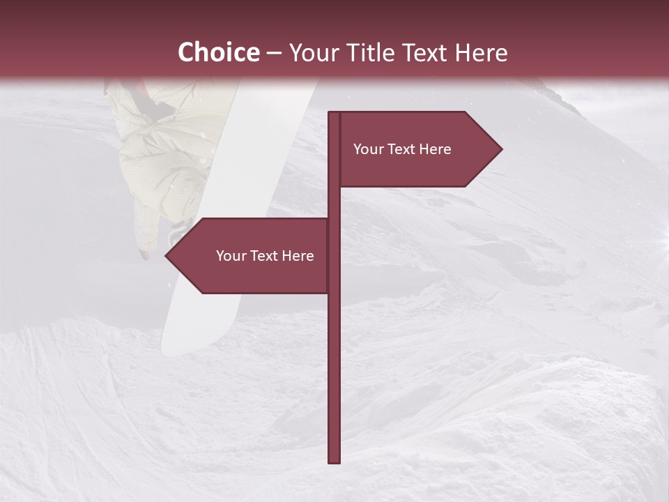 Extreme Athlete Adventurous PowerPoint Template