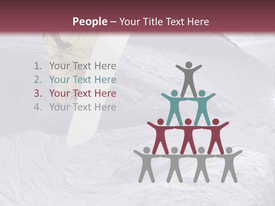 Extreme Athlete Adventurous PowerPoint Template