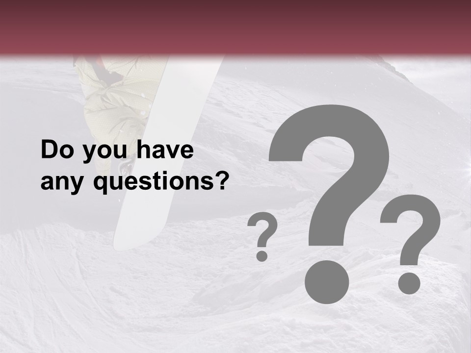 Extreme Athlete Adventurous PowerPoint Template