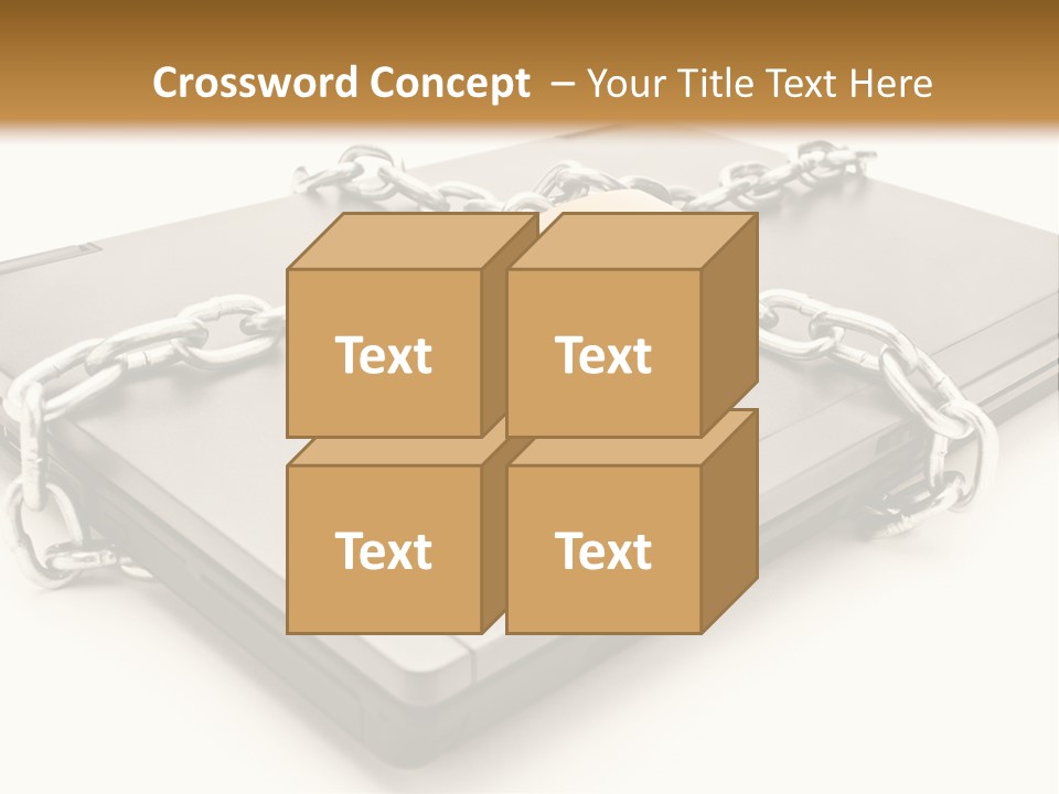 Shield Closed Security PowerPoint Template