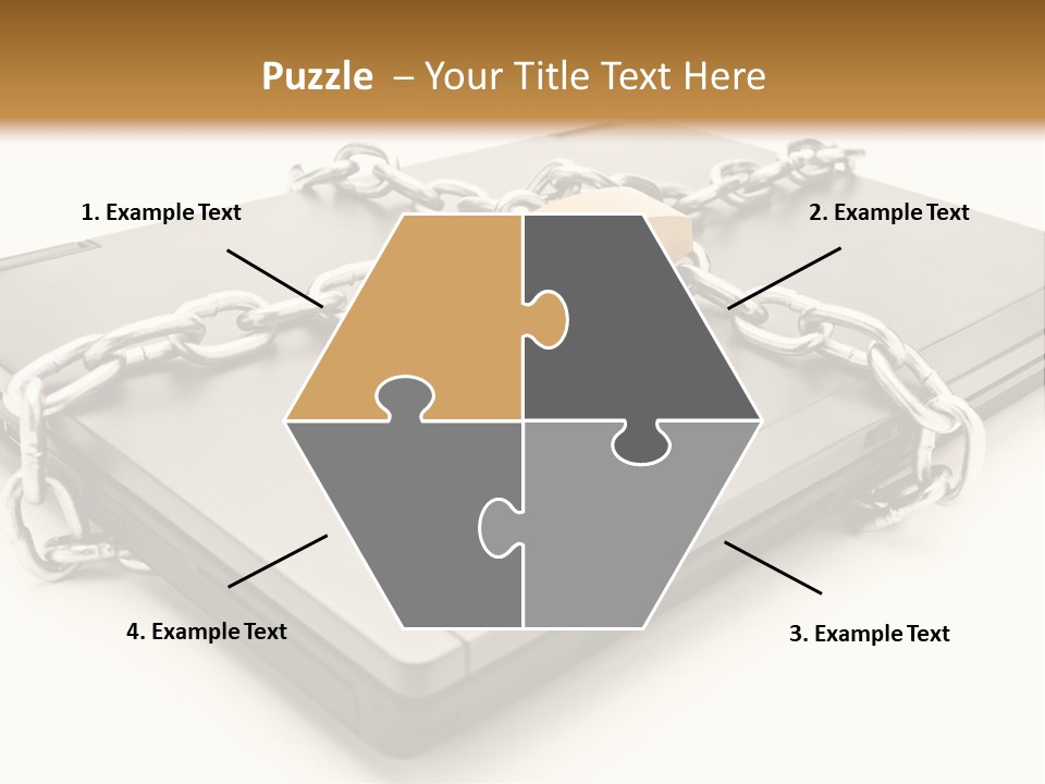 Shield Closed Security PowerPoint Template