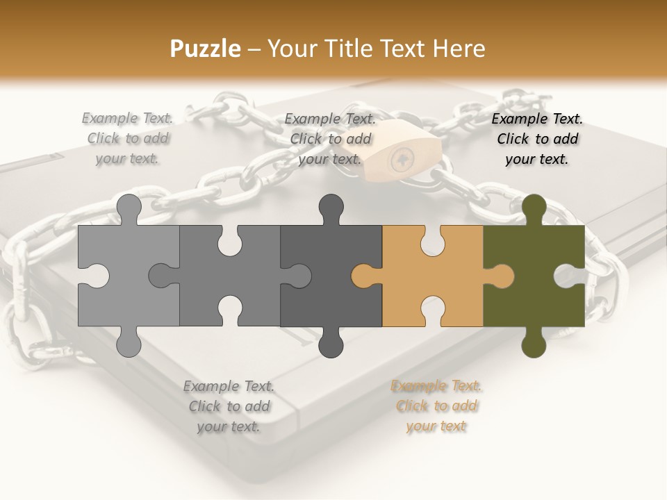 Shield Closed Security PowerPoint Template