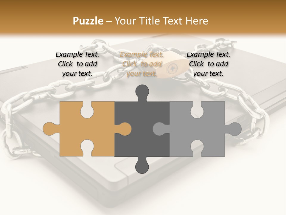 Shield Closed Security PowerPoint Template