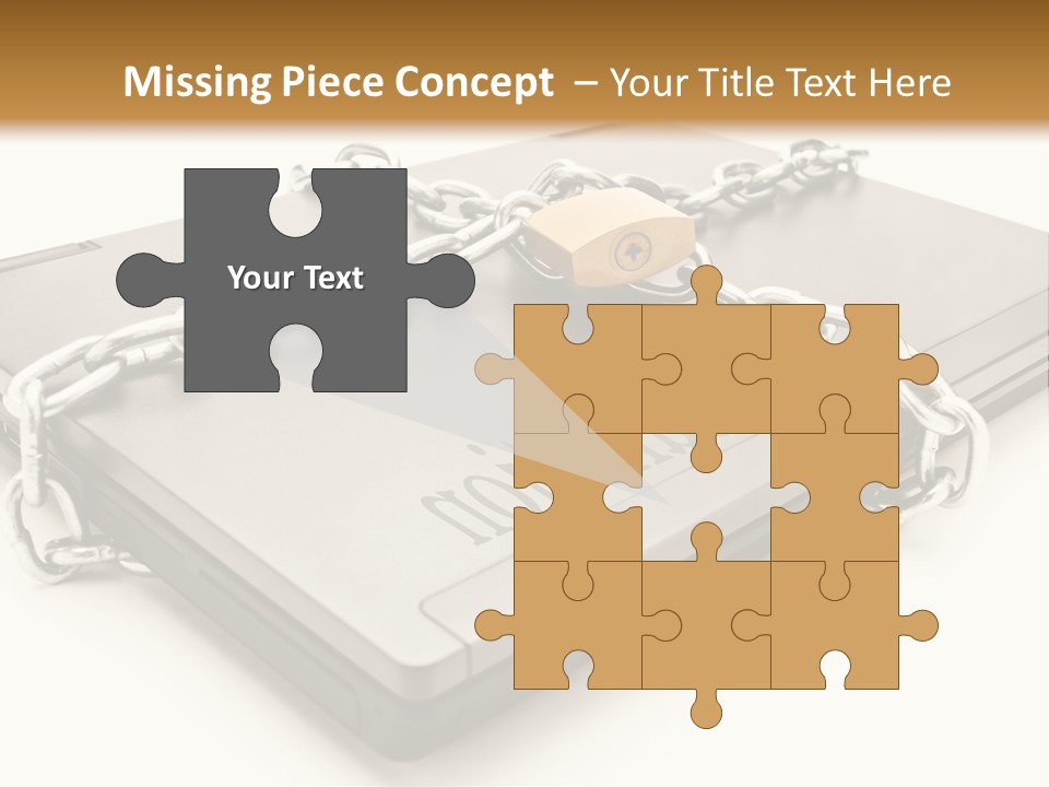 Shield Closed Security PowerPoint Template