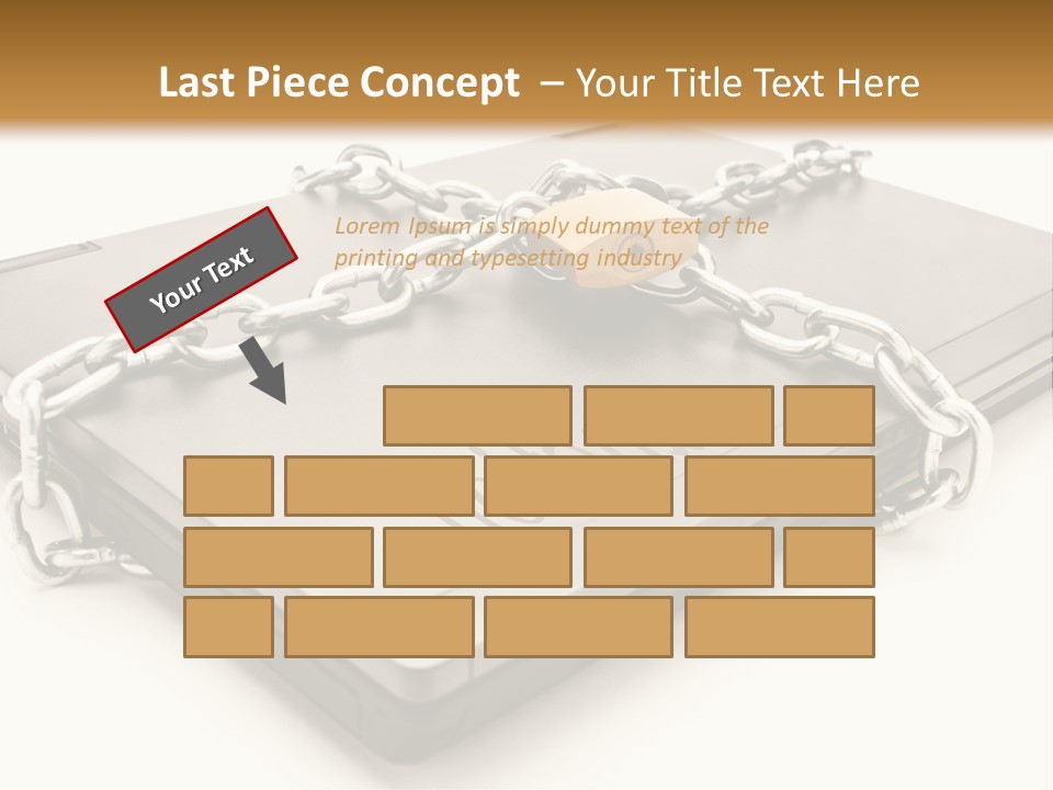 Shield Closed Security PowerPoint Template