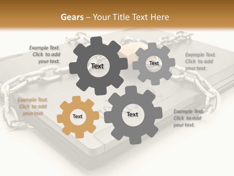 Shield Closed Security PowerPoint Template
