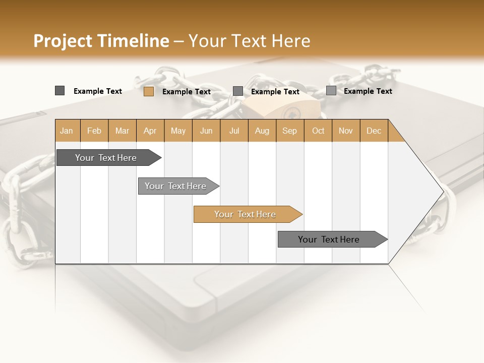 Shield Closed Security PowerPoint Template