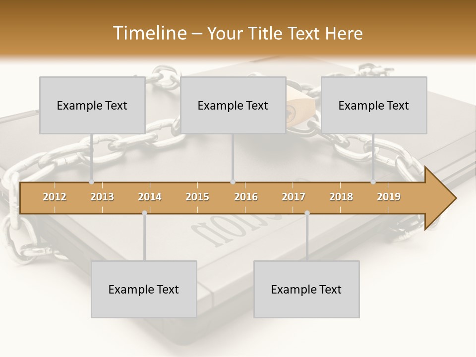 Shield Closed Security PowerPoint Template