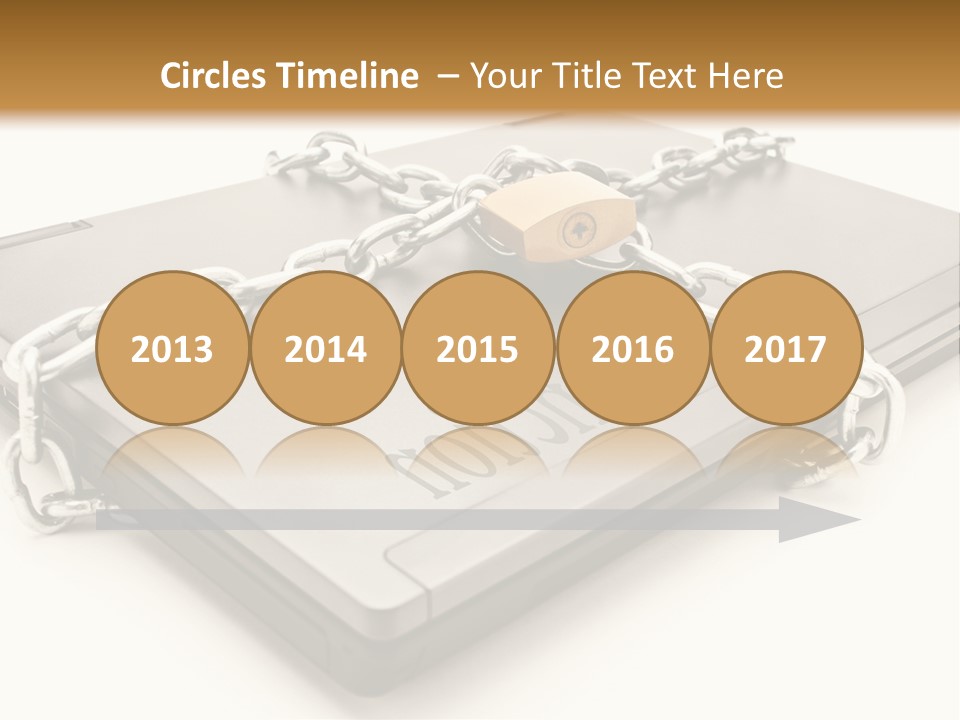 Shield Closed Security PowerPoint Template