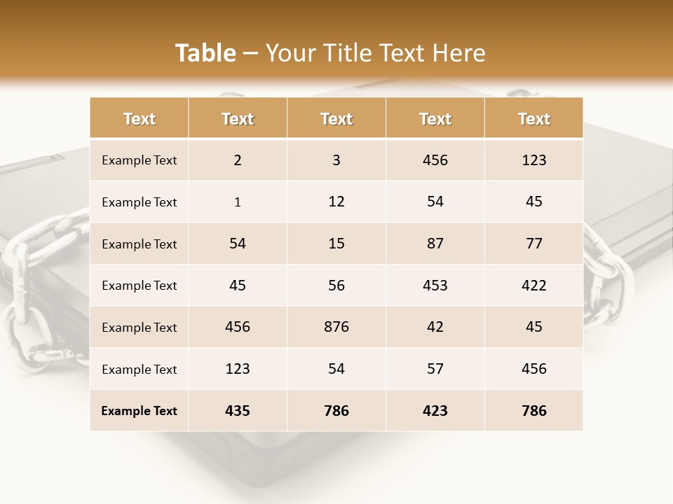 Shield Closed Security PowerPoint Template