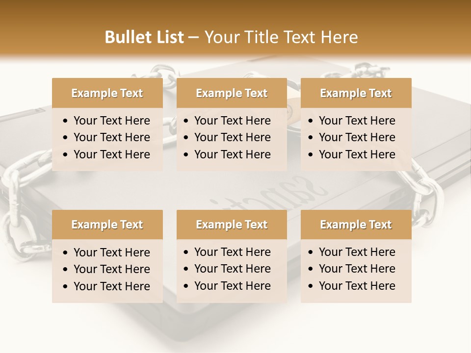 Shield Closed Security PowerPoint Template
