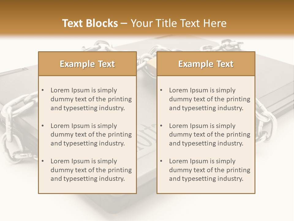 Shield Closed Security PowerPoint Template