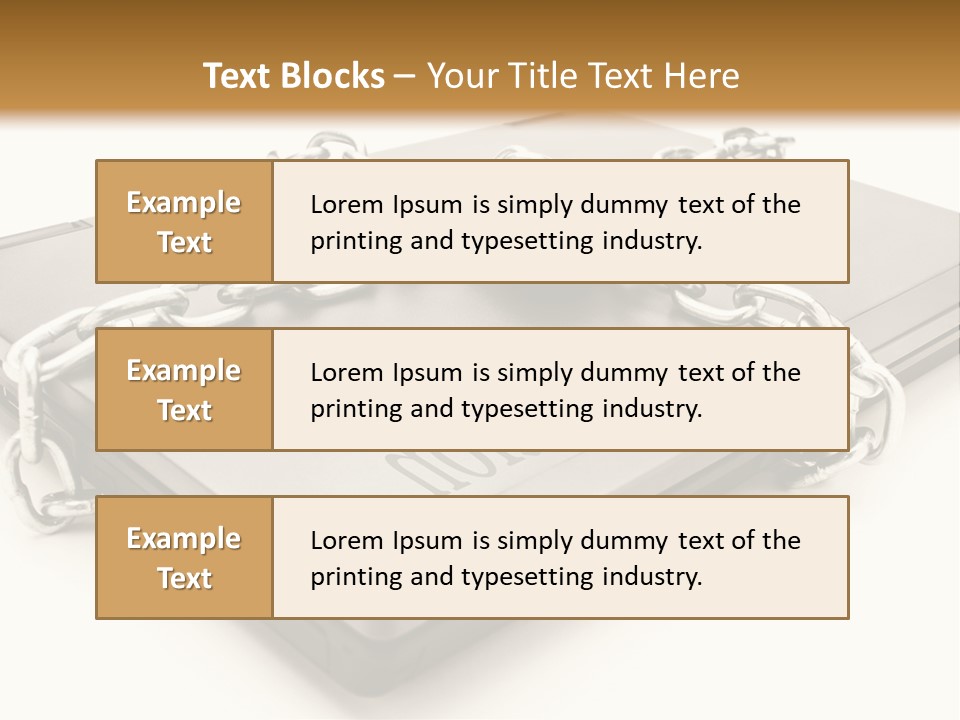 Shield Closed Security PowerPoint Template