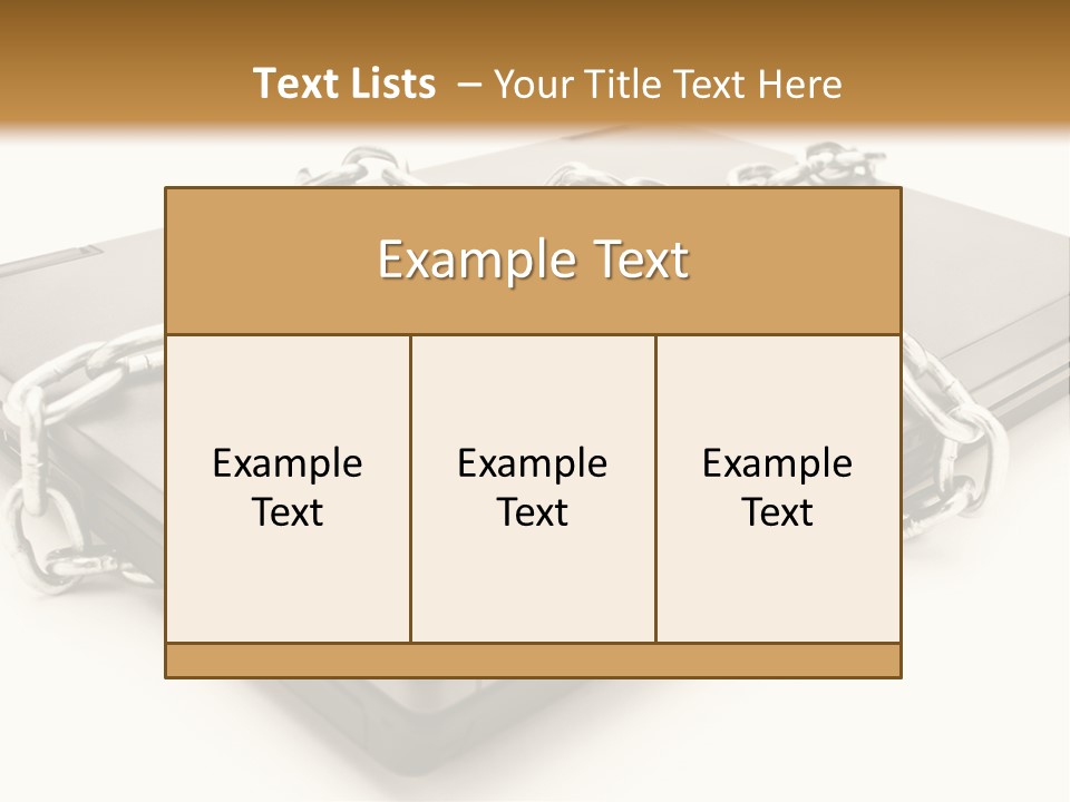 Shield Closed Security PowerPoint Template