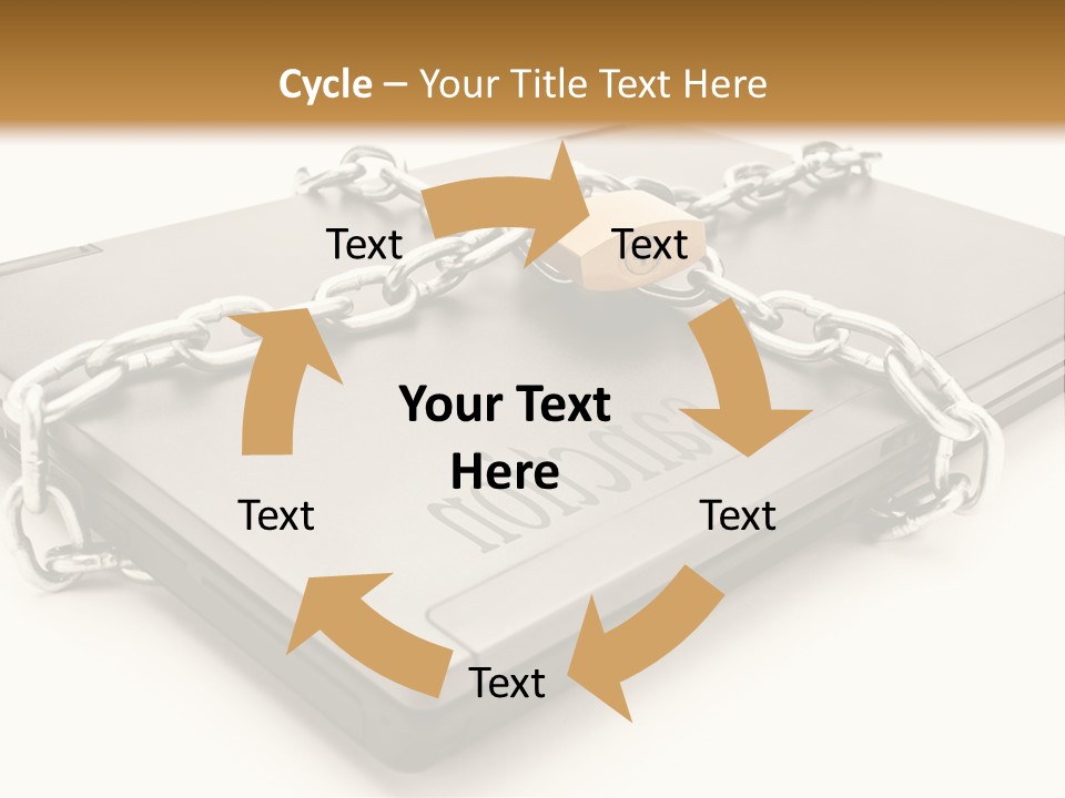Shield Closed Security PowerPoint Template