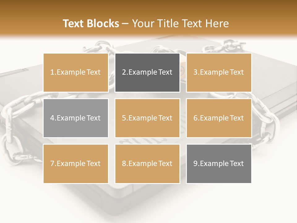 Shield Closed Security PowerPoint Template