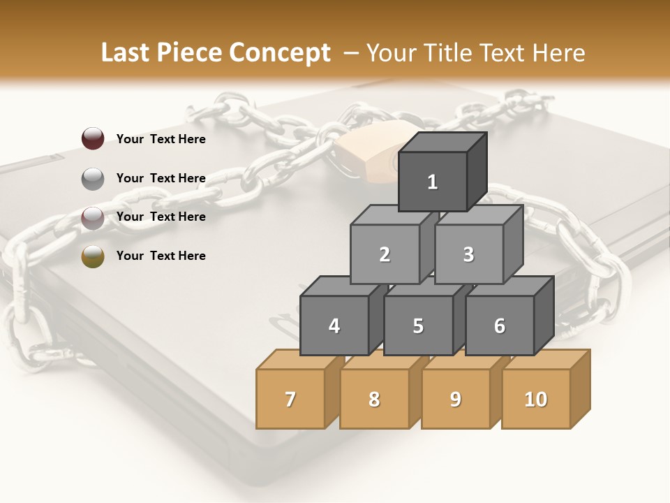 Shield Closed Security PowerPoint Template