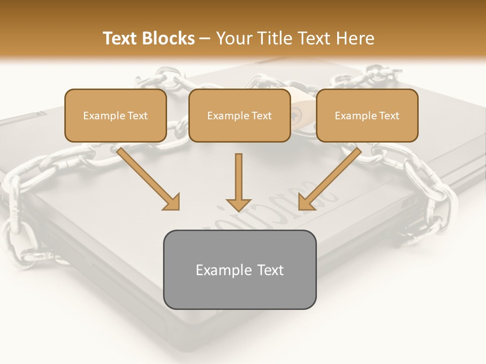 Shield Closed Security PowerPoint Template
