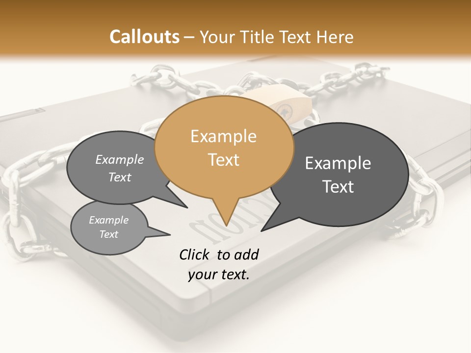 Shield Closed Security PowerPoint Template