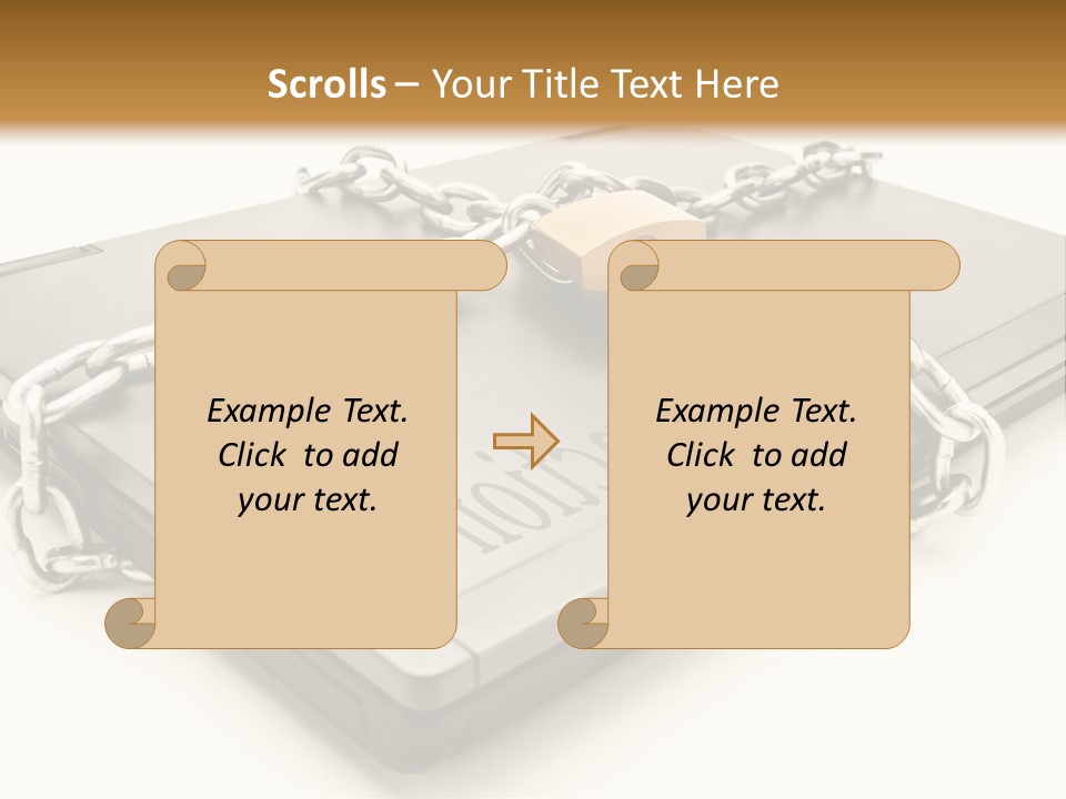 Shield Closed Security PowerPoint Template