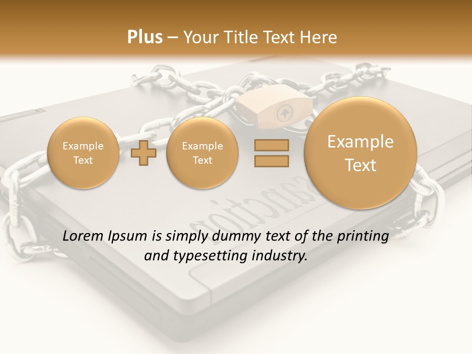 Shield Closed Security PowerPoint Template