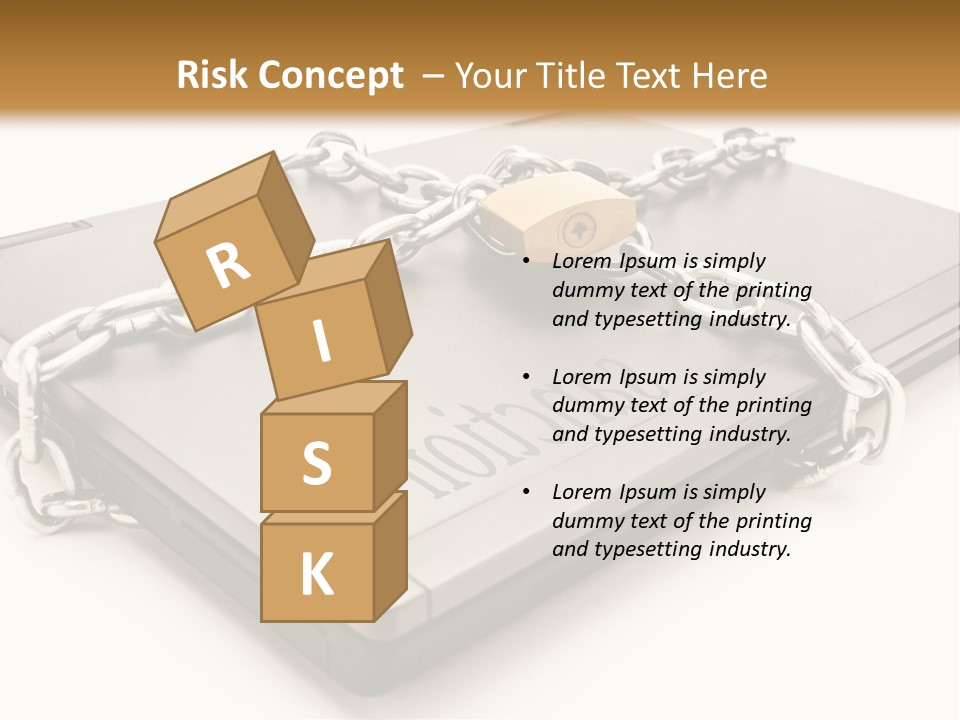 Shield Closed Security PowerPoint Template