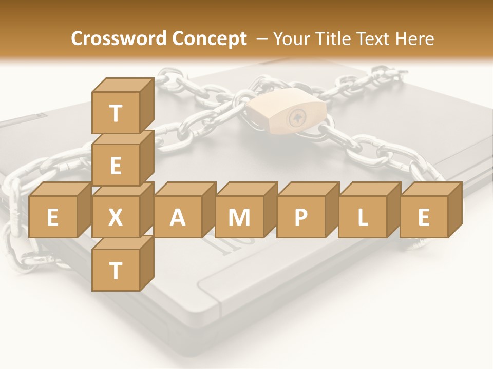 Shield Closed Security PowerPoint Template