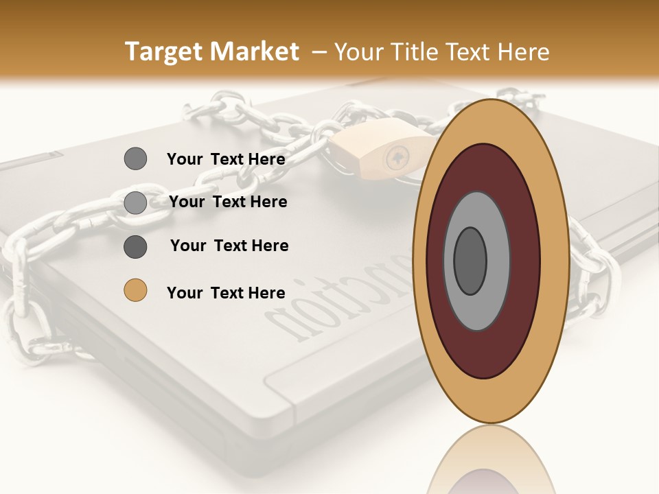 Shield Closed Security PowerPoint Template