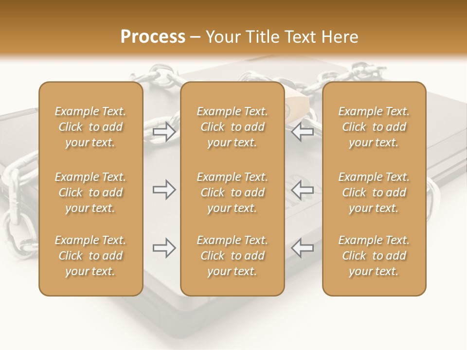 Shield Closed Security PowerPoint Template