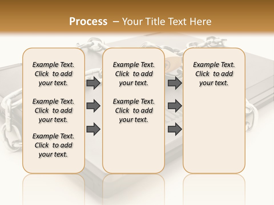 Shield Closed Security PowerPoint Template