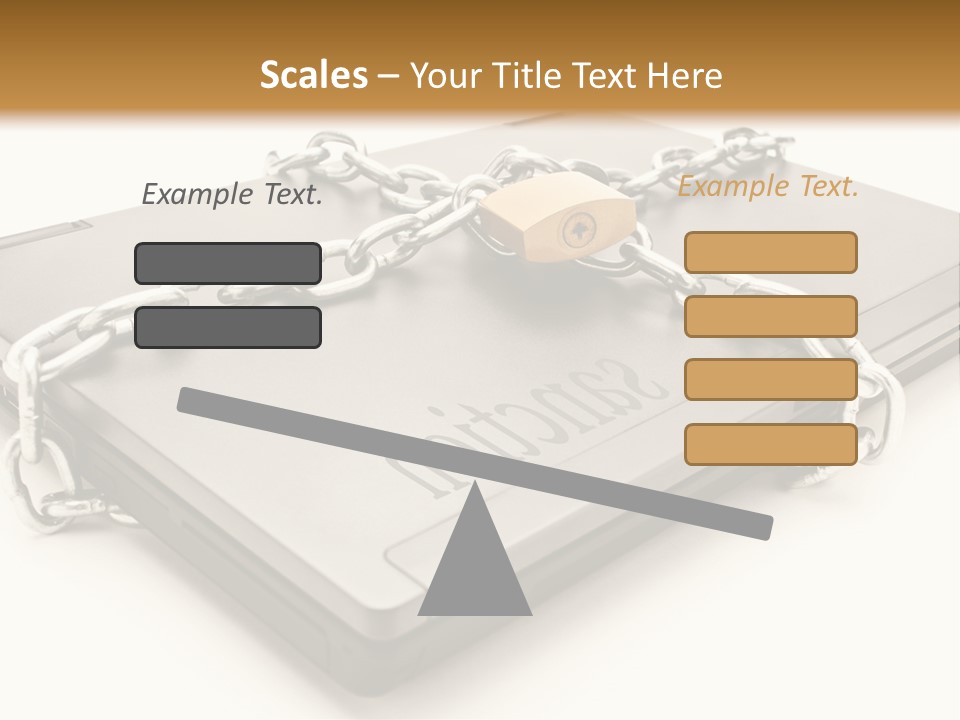 Shield Closed Security PowerPoint Template